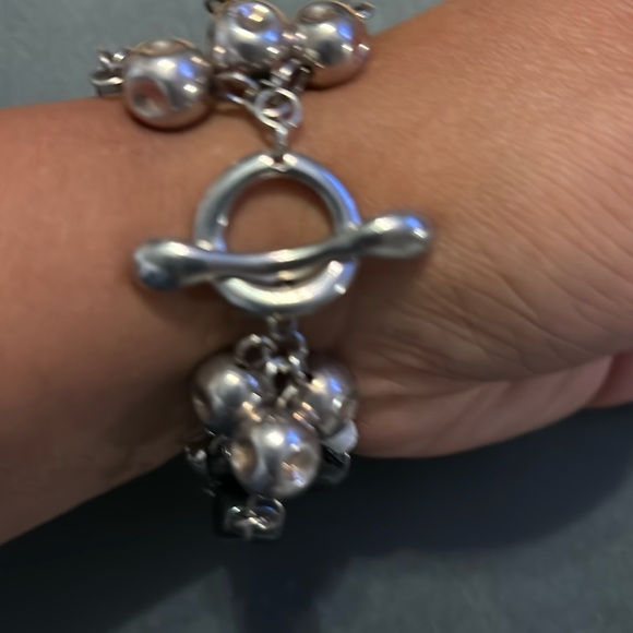 RLM Robert Lee Morris Sterling Silver & Hematite Bracelet - Picture 9 of 9